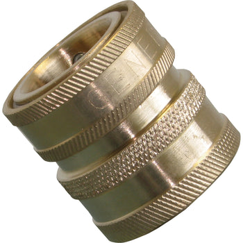 GARDEN HOSE QUICK COUPLER SOCKET, BRASS (1738)
